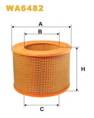 Filtr powietrza WIX WA6482 cena, od 15,40 USD