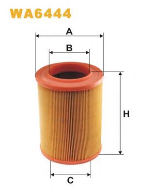 Do koszyka WA6444 WIX Filtr powietrza