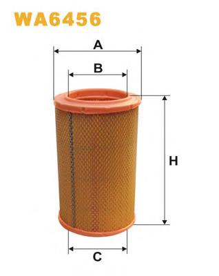 Filtr powietrza WIX WA6456 cena, od 15,38 USD