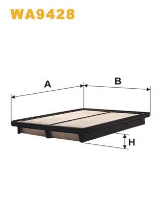 Filtr powietrza WIX WA9428 cena, od 10,39 USD