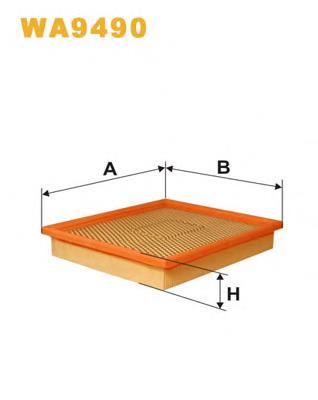 Filtr powietrza WIX WA9490 cena, od 9,19 USD