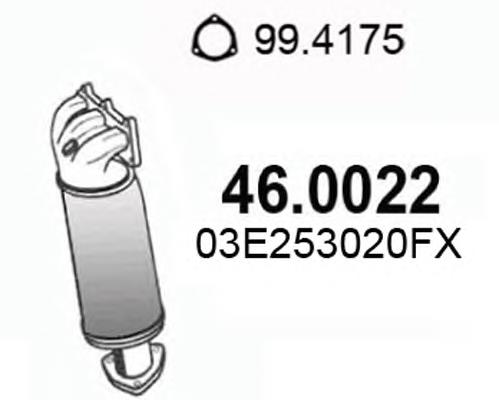 Kolektor wydechowy 276076 Maxgear