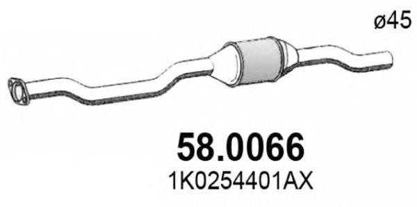 Konwerter-katalizator do Volkswagen LT 28-46 II 2DA, 2DD, 2DH