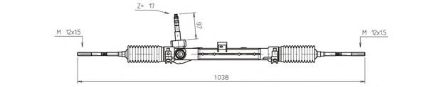 Listwa kierownicza (maglownica) do Fiat Brava  182