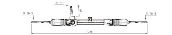 Listwa kierownicza (maglownica) Fiat/Alfa/Lancia 0046747626 cena, od 61,29 USD