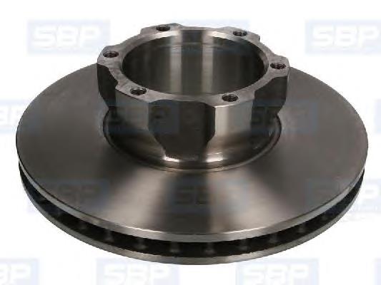 Tarcza hamulcowa przednia SBP 02ME007 cena, od 211,03 zł