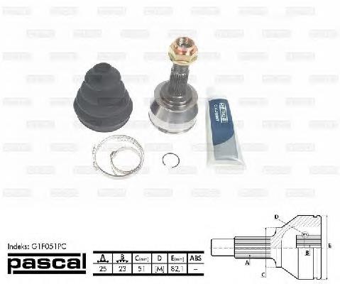 Przegub homokinetyczny przedni zewnętrzny Fiat/Alfa/Lancia 46308519