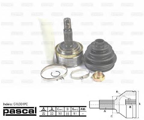 400484 Trakmotive/Surtrack Przegub homokinetyczny przedni zewnętrzny