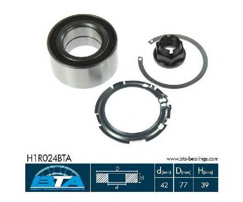 Łożysko piasty przedniej Renault (RVI) 7701207676