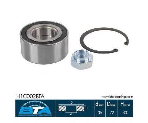 Łożysko piasty przedniej Peugeot/Citroen 0000335017 cena, od 15,27 USD