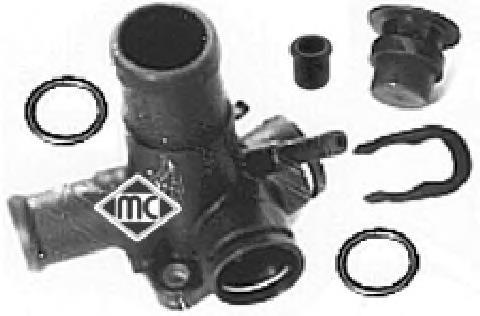 03527 Metalcaucho Kołnierz układu chłodzenia (trójnik)