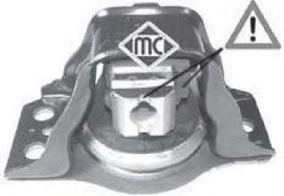 Poduszka (podpora) silnika prawa Metalcaucho 06062 cena, od 60,47 USD