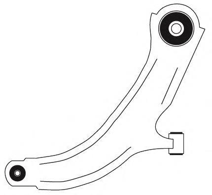 Do koszyka 8660005382 Renault (RVI) Wahacz zawieszenia przedniego dolny lewy