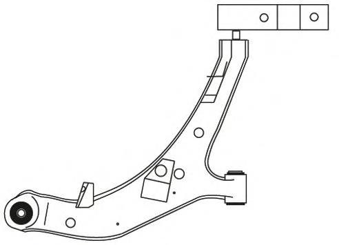 Wahacz zawieszenia przedniego dolny prawy Nissan/Infiniti 54500AV600 cena, od 99,49 USD
