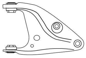 Wahacz zawieszenia przedniego dolny lewy 6001547520 Renault (RVI)