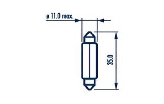 Żarówka oświetlenia wnętrza/kabiny Daewoo Nubira 1 (J10, J15)