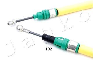 Linka hamulca ręcznego tylna lewa 4408734 Opel