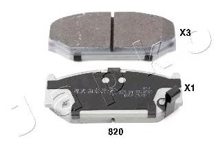 Klocki hamulcowe przednie tarczowe 5581071L00000 Suzuki