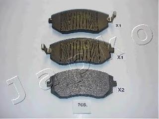 Klocki hamulcowe przednie tarczowe Subaru 26296FJ020