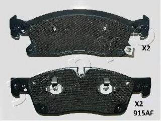 Do koszyka 68052370AE Chrysler Klocki hamulcowe przednie tarczowe