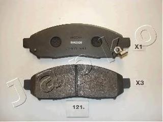 50121 Japko Klocki hamulcowe przednie tarczowe