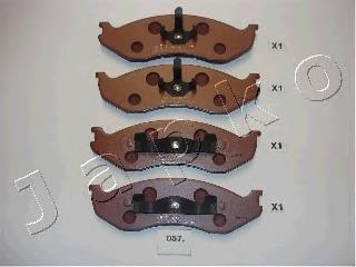 Klocki hamulcowe przednie tarczowe Chrysler 0K04778058 cena, od 42,18 USD