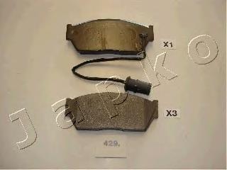 Do koszyka 45022SM4G01 Honda Klocki hamulcowe przednie tarczowe