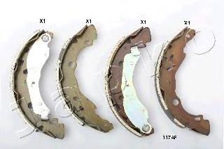 Klocki hamulcowe tylne bębnowe 6001551409 Renault (RVI)