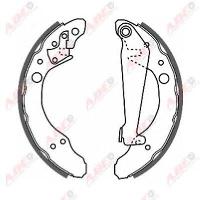 Klocki hamulcowe tylne bębnowe VAG 811609528E cena, od 25,41 USD