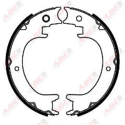 Do koszyka 4654048050 Toyota Klocki hamulca ręcznego