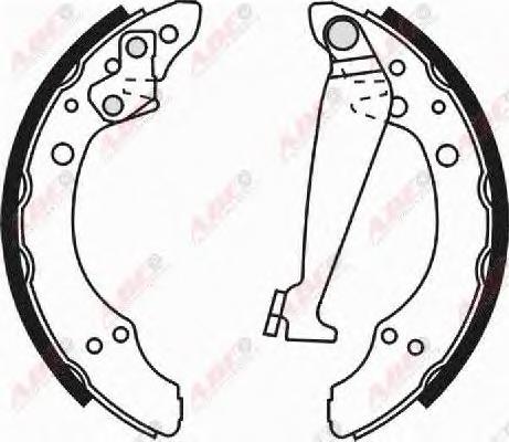 Klocki hamulcowe tylne bębnowe VAG 1H0698520V cena, od 24,25 USD