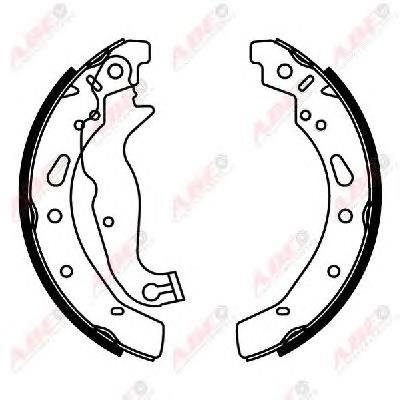 Klocki hamulcowe tylne bębnowe Mazda DFY12638Z cena, od 23,87 USD