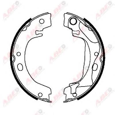 Do koszyka 4654002020 Toyota Klocki hamulcowe tylne bębnowe