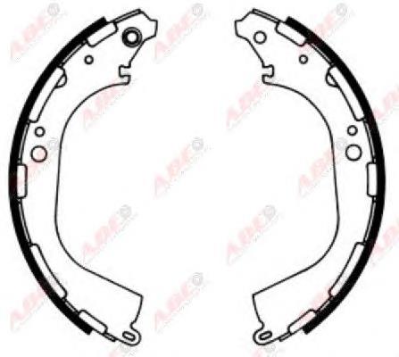 Klocki hamulcowe tylne bębnowe ABE C01045ABE cena, od 46,51 USD
