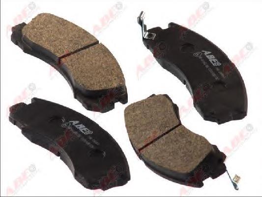 Klocki hamulcowe przednie tarczowe ABE C15031ABE cena, od 26,19 USD