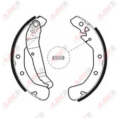 Do koszyka 9317065 Opel Klocki hamulcowe tylne bębnowe