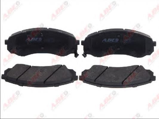 Klocki hamulcowe przednie tarczowe 581014HA01 Hyundai/Kia