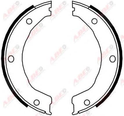 Klocki hamulca ręcznego Ford Escort 5 GAL