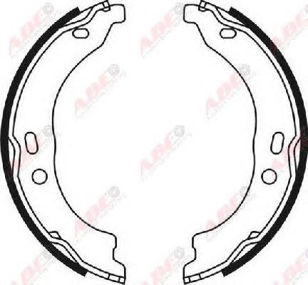 Klocki hamulca ręcznego Fiat/Alfa/Lancia 77364023