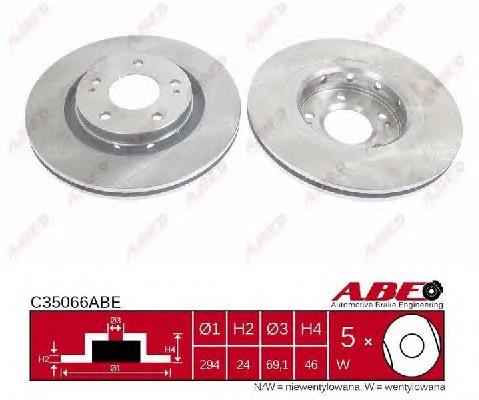 Tarcza hamulcowa przednia Maxgear 191057 cena, od 49,50 USD