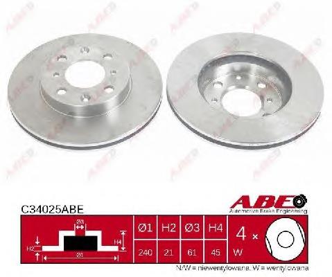 45251SR3A00 Honda Tarcza hamulcowa przednia