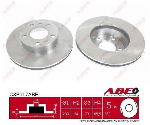 Tarcza hamulcowa przednia Peugeot/Citroen 4246L3 cena, od 52,56 USD