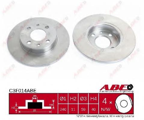 Tarcza hamulcowa tylna Fiat/Alfa/Lancia 71770935 cena, od 26,69 USD