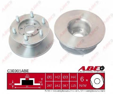 Tarcza hamulcowa przednia DF1726S TRW