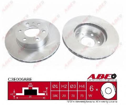 Tarcza hamulcowa przednia 504121605 Iveco