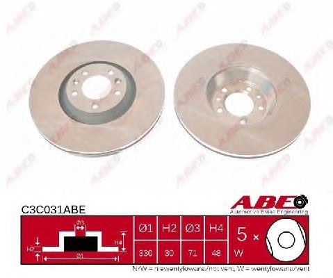 Do koszyka 00004249A9 Peugeot/Citroen Tarcza hamulcowa przednia