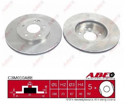 210421241264 Mercedes Tarcza hamulcowa przednia