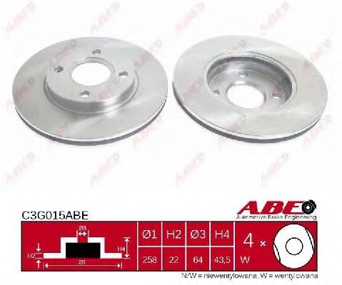 Do koszyka 1388256 Ford Tarcza hamulcowa przednia