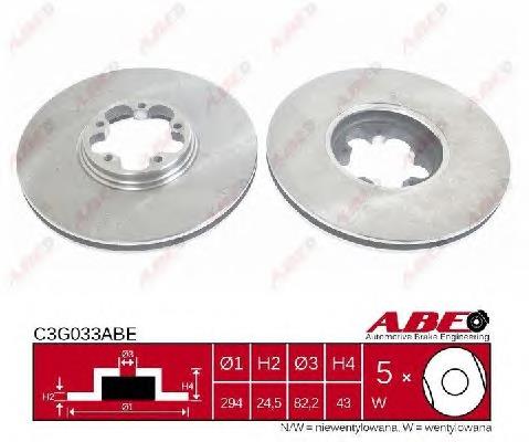 Tarcza hamulcowa przednia Ford 2256041