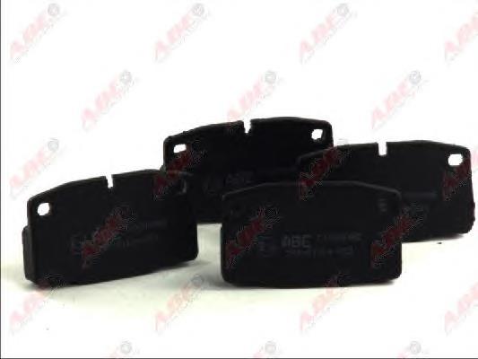 Klocki hamulcowe przednie tarczowe ABE C1X000ABE cena, od 17,13 USD